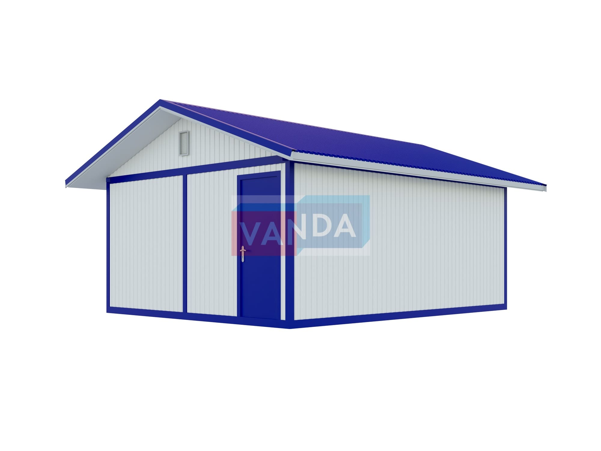 Проект офисного здания 4,8х6.0 Панели ПВХ